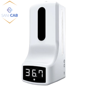 sh05 dispenser gel lettura temperatura a batteria 600 con logo